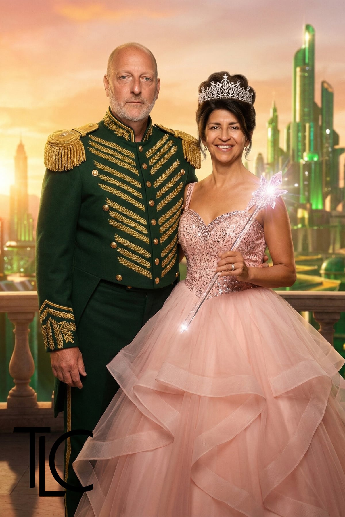 Guests transformed into formal Emerald City characters at an Amelia Island corporate event