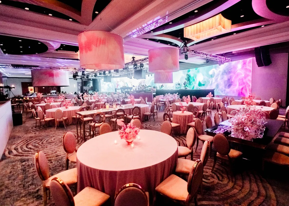 Wicked-inspired Travelers corporate event ballroom at The Ritz-Carlton, Amelia Island