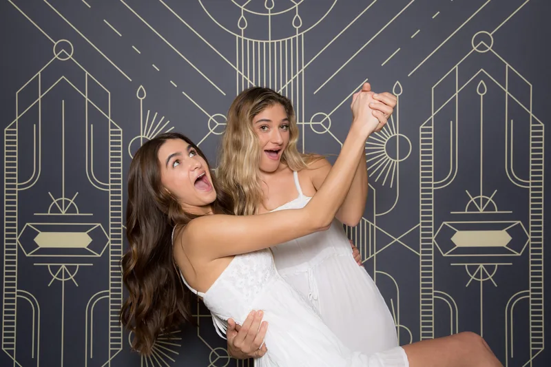 Premium Orlando photo booth rental setup