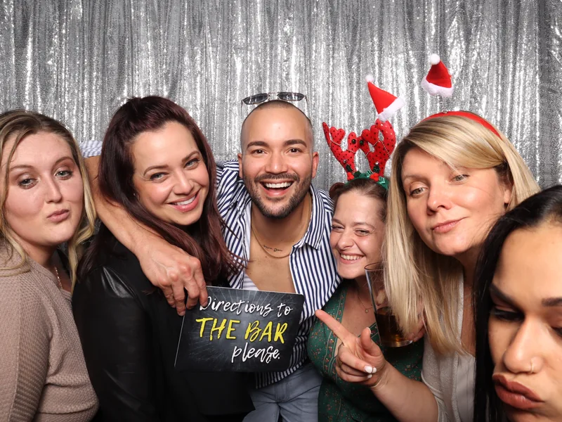 Pacific Dental Services holiday party photo booth