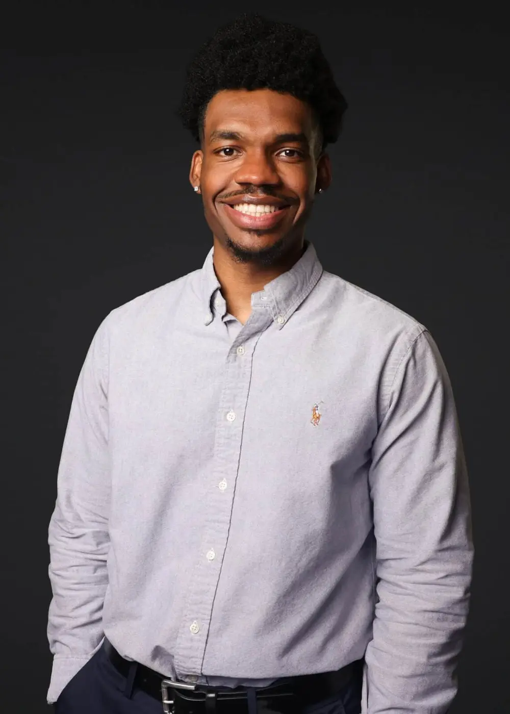 Finished IBM TechXchange headshot on a dark backdrop